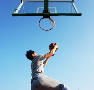 tempered glass portable basketball hoop