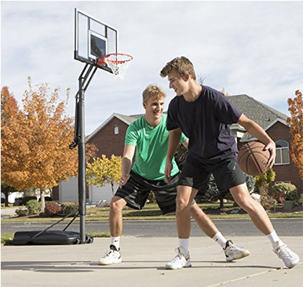 lifetime 54 inch portable basketball hoop system