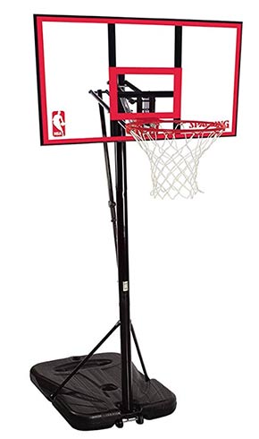 spalding 44 portable basketball hoop