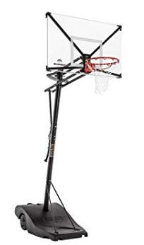 portable basketball hoop slanted driveway