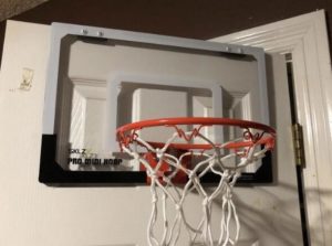 indoor garage basketball hoop
