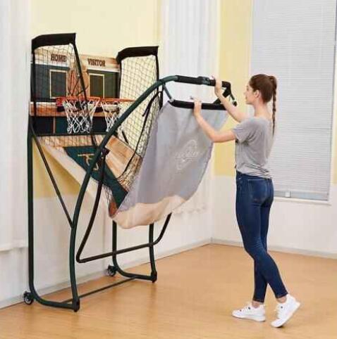 fold down basketball hoop