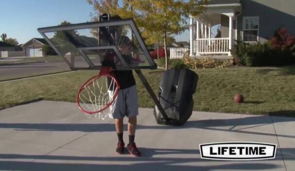 basketball hoops with wheels