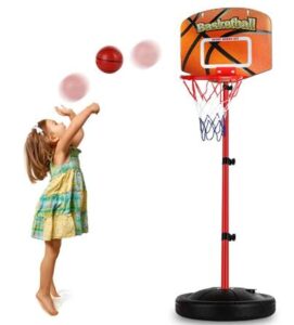 adjustable indoor basketball hoop