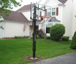 install outdoor basketball hoops