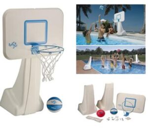 poolside basketball hoops