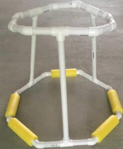 assembling floating hoops