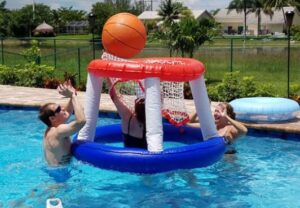 floating basketball hoops for kids and adults
