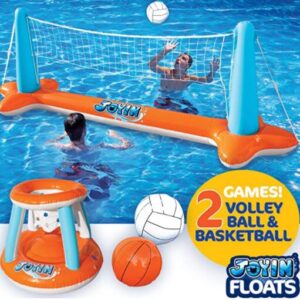 inflatable basketball hoop for swimming pool