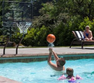 inground basketball hoop for pool