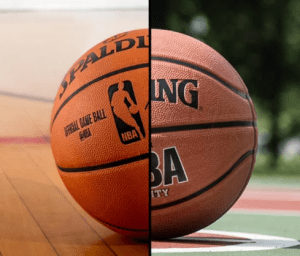indoor and outdoor basketball