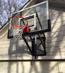 how much does it cost to install wall mounted basketball hoop